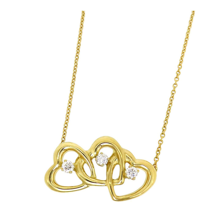 TIFFANY&Co. 
Collier Triple cœur en diamants