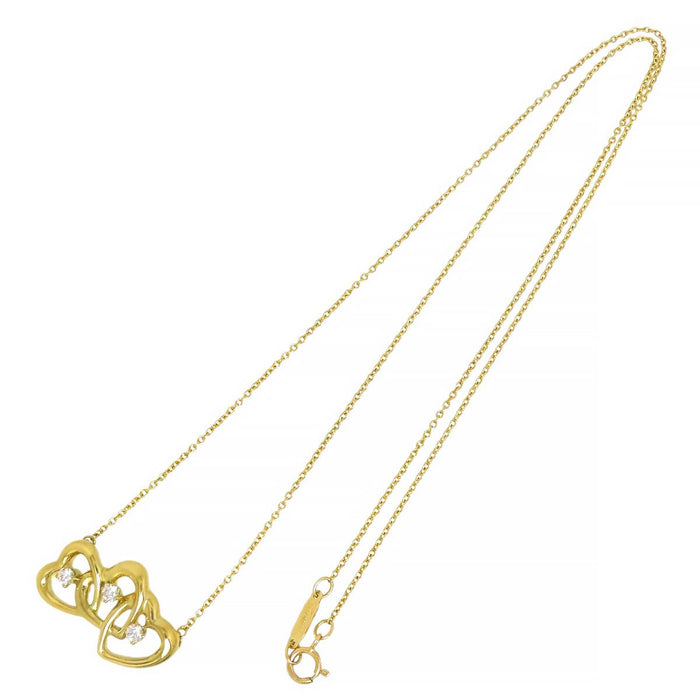 TIFFANY&Co. 
Collier Triple cœur en diamants