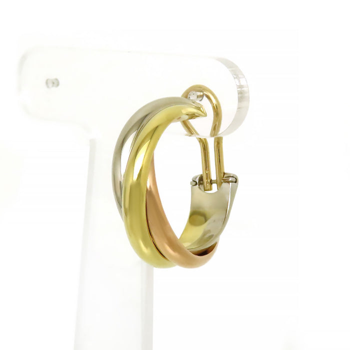 CARTIER 
Boucle d’oreille Trinity, à l’unité
