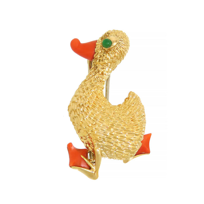 Van Cleef & Arpels 
Duck Motif Brooch