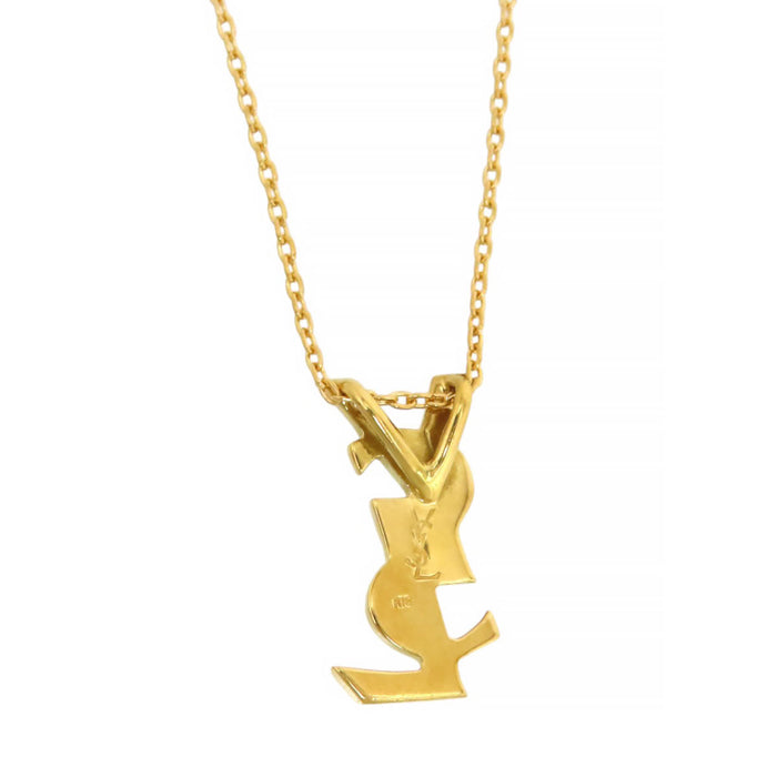 SAINT LAURENT 
ロゴ ネックレス