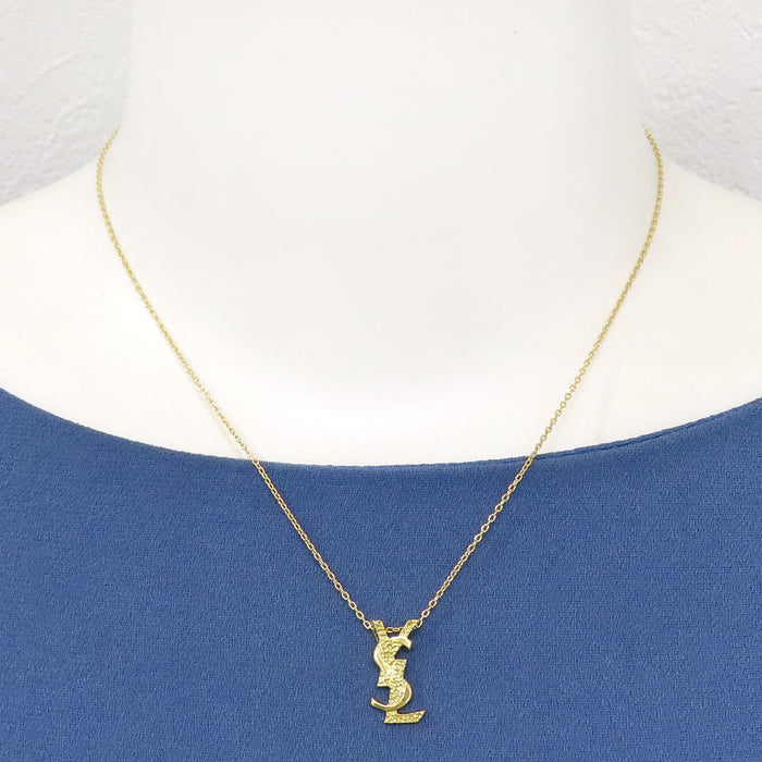 SAINT LAURENT 
ロゴ ネックレス