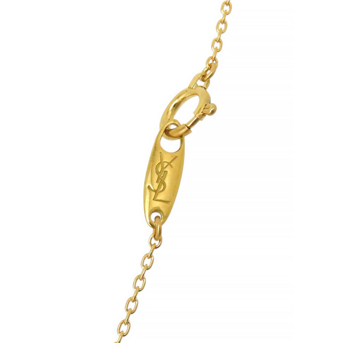 SAINT LAURENT 
ロゴ ネックレス