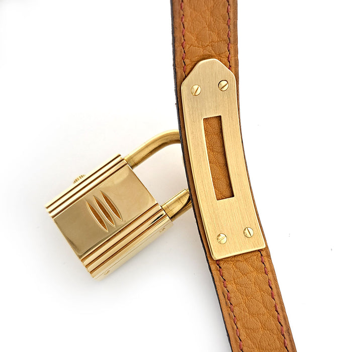 HERMES 
ケリーウォッチ ボルドーダイヤル 
箱ギャラ付