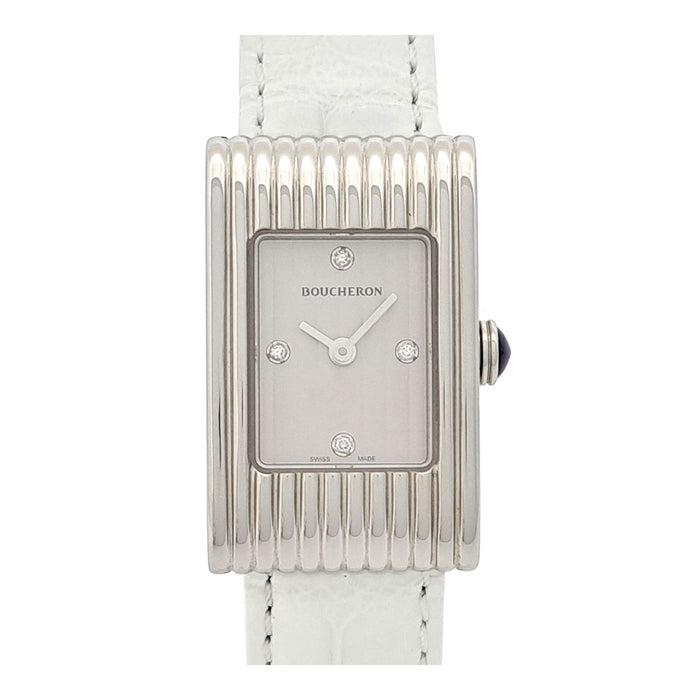 Boucheron 
リフレ ウォッチ スティール スモール 
ギャラ付