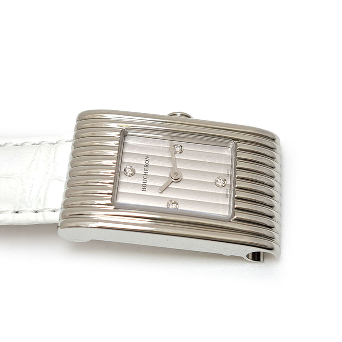 Boucheron 
リフレ ウォッチ スティール スモール 
ギャラ付