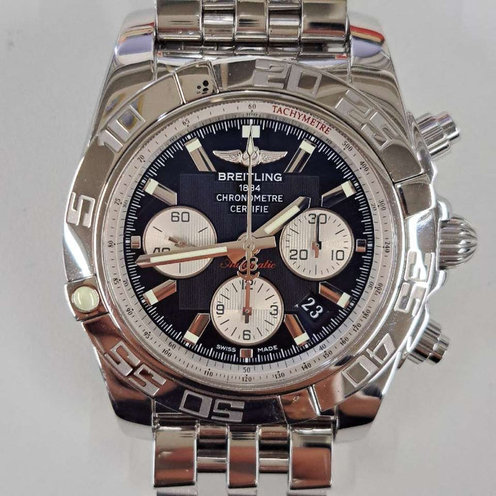 【WHOLESALES】
BREITLING 
AB0110 
クロノマット44 
箱　ギャランティ(液晶にじみあり)　クロノメーター証　コマ×3