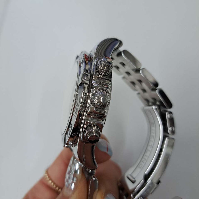 【WHOLESALES】
BREITLING 
AB0110 
クロノマット44 
箱　ギャランティ(液晶にじみあり)　クロノメーター証　コマ×3