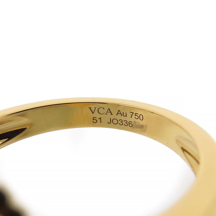 Van Cleef & Arpels Vintage Alhambra Guilloche Ring