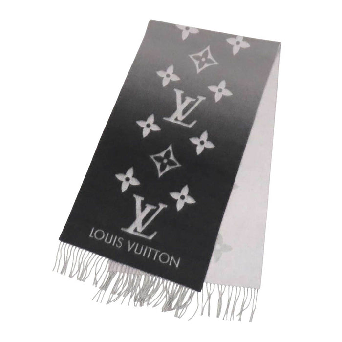 LOUIS VUITTON 
LV ロゴ カシミヤ グラデーション フリンジ 
エシャルプ レイキャビック グラディエント マフラー 
モノグラム