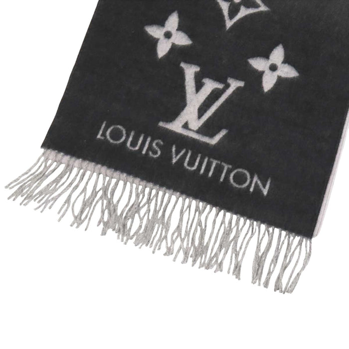 LOUIS VUITTON 
LV ロゴ カシミヤ グラデーション フリンジ 
エシャルプ レイキャビック グラディエント マフラー 
モノグラム