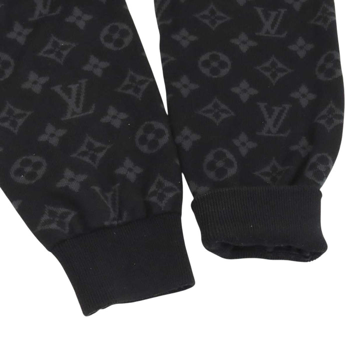 LOUIS VUITTON 
LV コットン 総柄 
グラフィティ モノグラム ニット ジップ ブルゾン