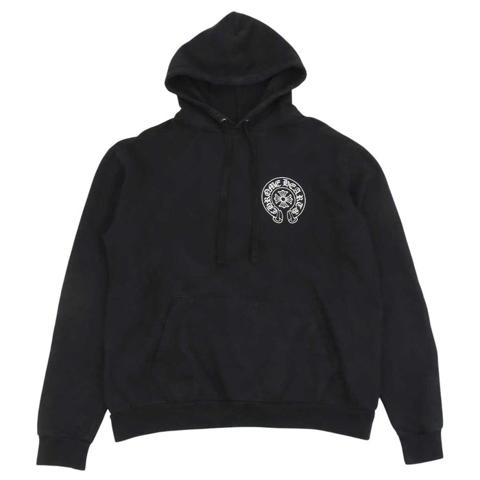 CHROME HEARTS 
Malibu exclusive scroll label SWTSHRT PLVR logo CH pullover 
Malibu exclusive horseshoe hoodie