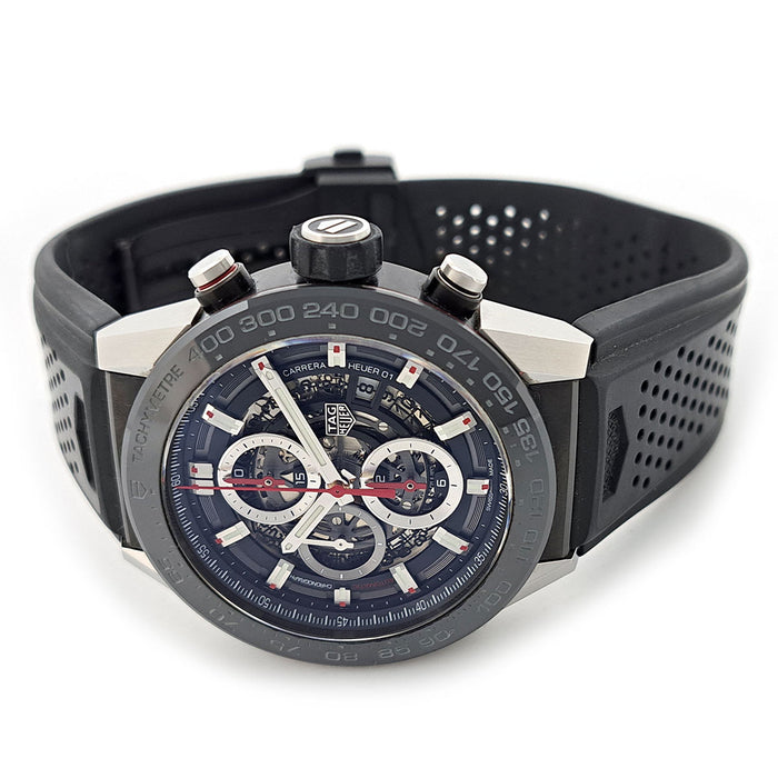TAG HEUER 
カレラ キャリバーホイヤー01 
箱ギャラ付