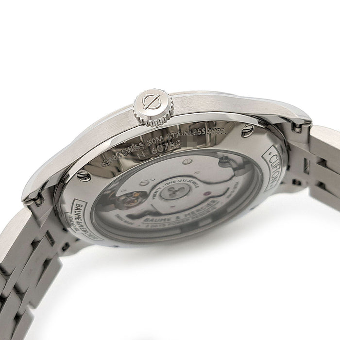 Baume & Mercier 
Clifton Baumatic 5 DAYS 
With box and papers