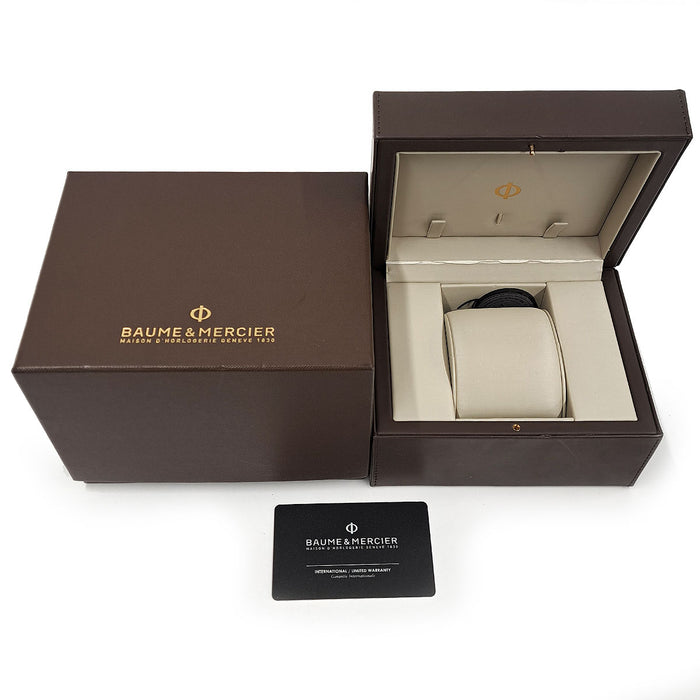 Baume & Mercier 
Clifton Baumatic 5 DAYS 
With box and papers