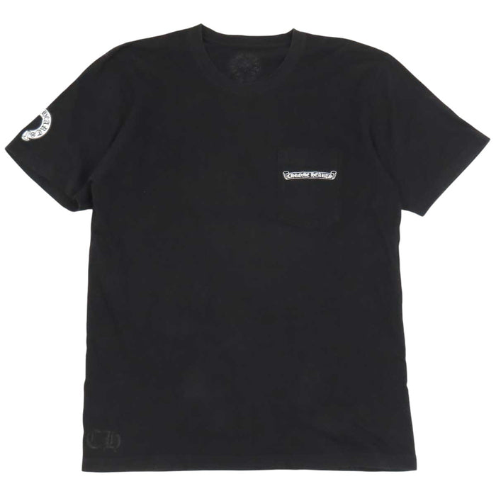 CHROME HEARTS 
CH ホースシュー コットン 
フローラルクロス バック プリント Tシャツ