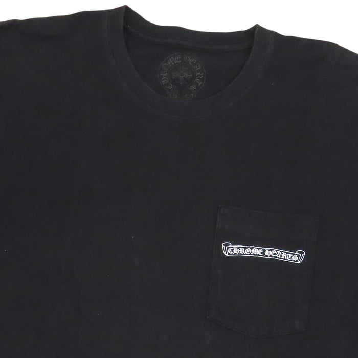 CHROME HEARTS 
CH ホースシュー コットン 
フローラルクロス バック プリント Tシャツ