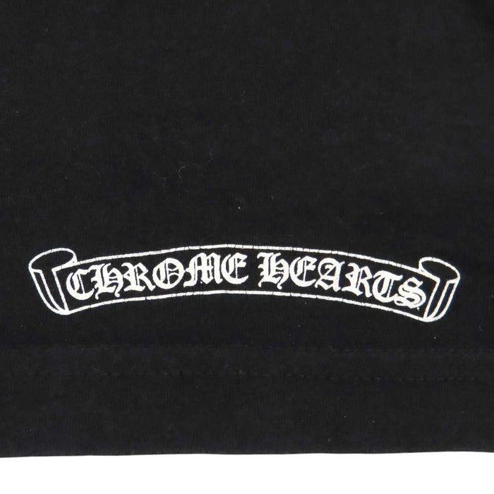 CHROME HEARTS 
CH ホースシュー コットン 
フローラルクロス バック プリント Tシャツ