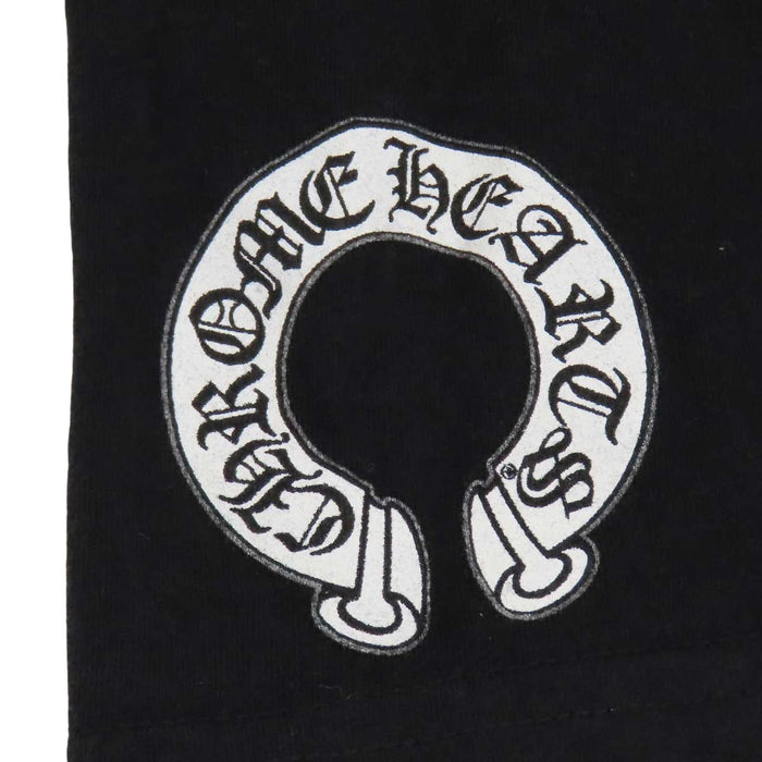 CHROME HEARTS 
CH ホースシュー コットン 
フローラルクロス バック プリント Tシャツ