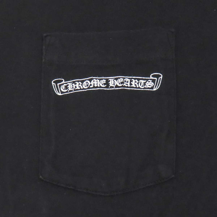 CHROME HEARTS 
CH ホースシュー コットン 
フローラルクロス バック プリント Tシャツ