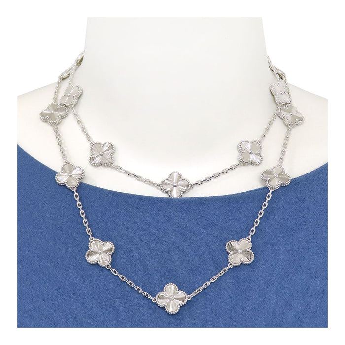 Van Cleef & Arpels 
Vintage Alhambra Necklace, 20 Motifs