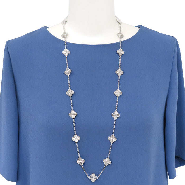 Van Cleef & Arpels 
Vintage Alhambra Necklace, 20 Motifs