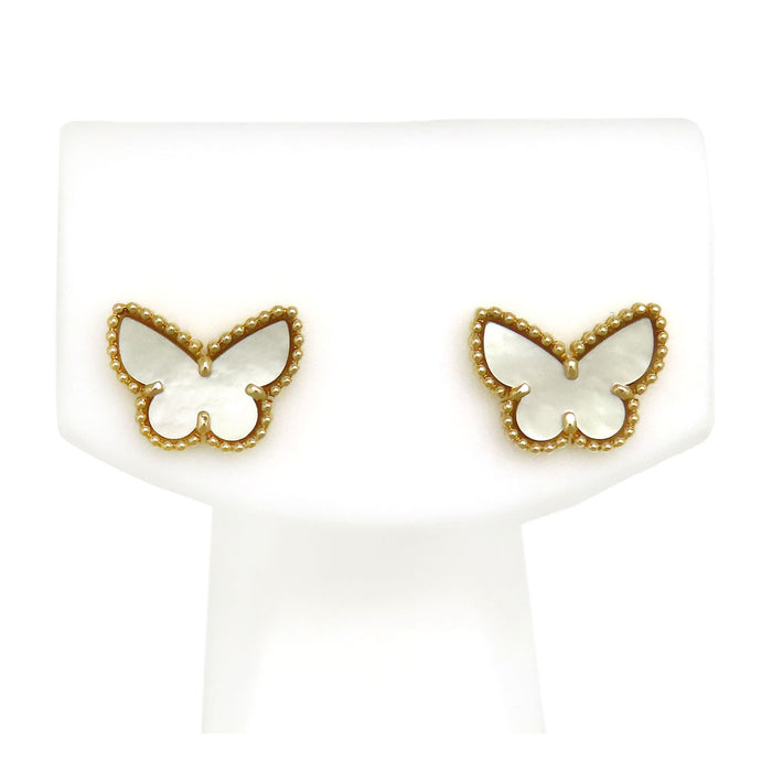 Van Cleef & Arpels 
Sweet Alhambra Butterfly Earrings