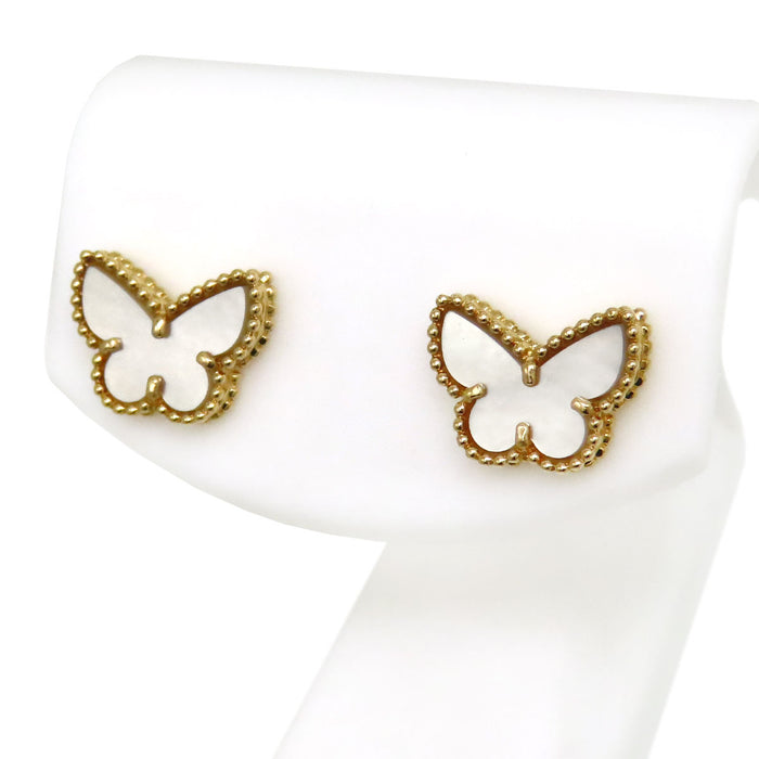 Van Cleef & Arpels 
Sweet Alhambra Butterfly Earrings