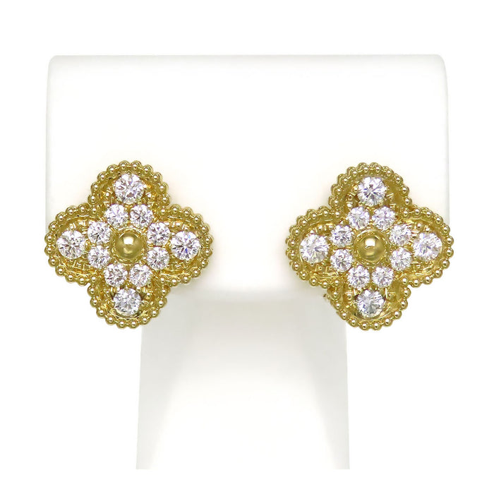 Van Cleef & Arpels 
Vintage Alhambra Earrings