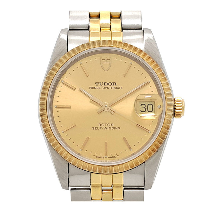 TUDOR 
Prince Oysterdate 34mm 
With box and papers