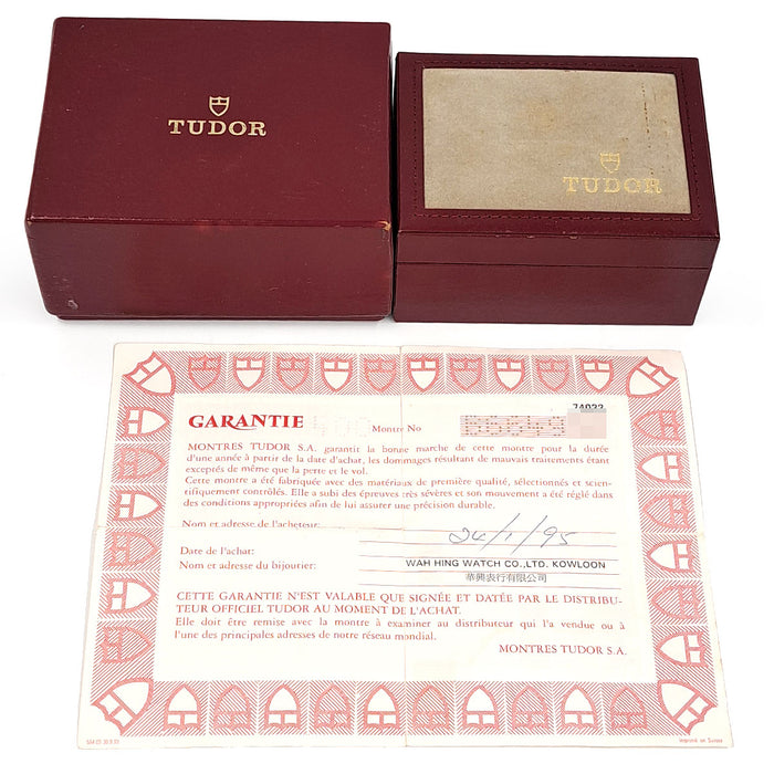 TUDOR 
Prince Oysterdate 34mm 
With box and papers