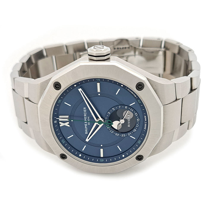 Baume & Mercier 
リビエラ ボーマティック ムーンフェイズ 
箱付