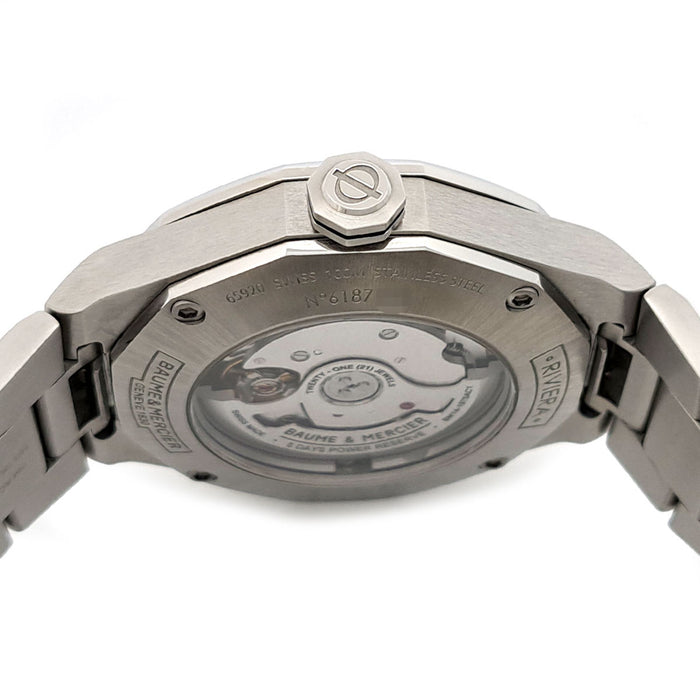 Baume & Mercier 
リビエラ ボーマティック ムーンフェイズ 
箱付