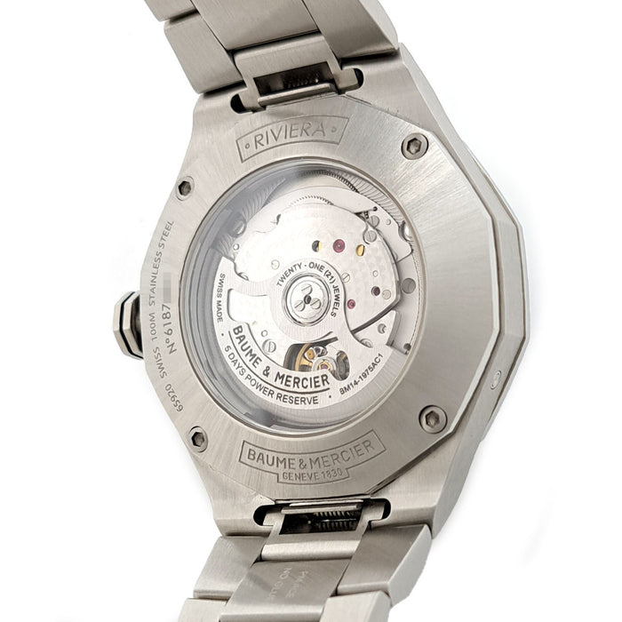 Baume & Mercier 
リビエラ ボーマティック ムーンフェイズ 
箱付