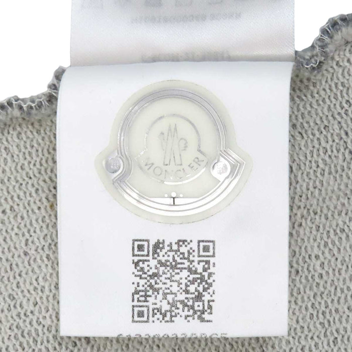 MONCLER 
刺繍 コットン クルーネック 
SWEAT SHIRT ロゴ エンブロイダリー スウェット