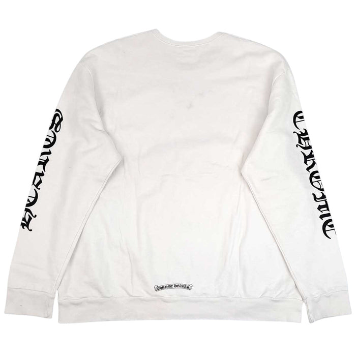 CHROME HEARTS 
CH スクロールラベル アームロゴ コットン 
ネックロゴ スウェット トレーナー