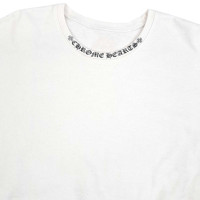 CHROME HEARTS 
CH スクロールラベル アームロゴ コットン 
ネックロゴ スウェット トレーナー