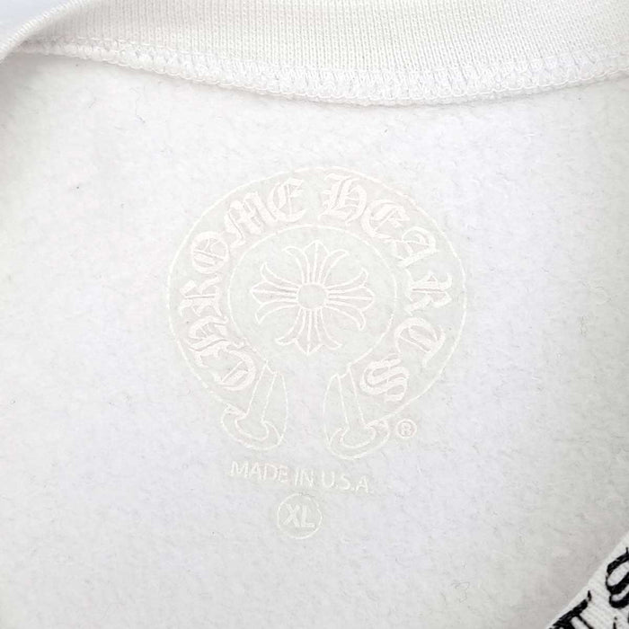 CHROME HEARTS 
CH スクロールラベル アームロゴ コットン 
ネックロゴ スウェット トレーナー