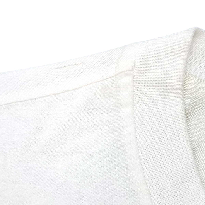 PRADA 
Cotton Re-Nylon Contrast Panel 
Triangle Logo Cotton Nylon T-Shirt