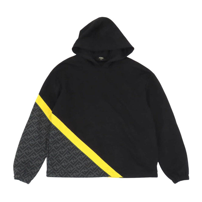 FENDI 
ロゴ コットン スウェット 
FF 切り替え フーディ