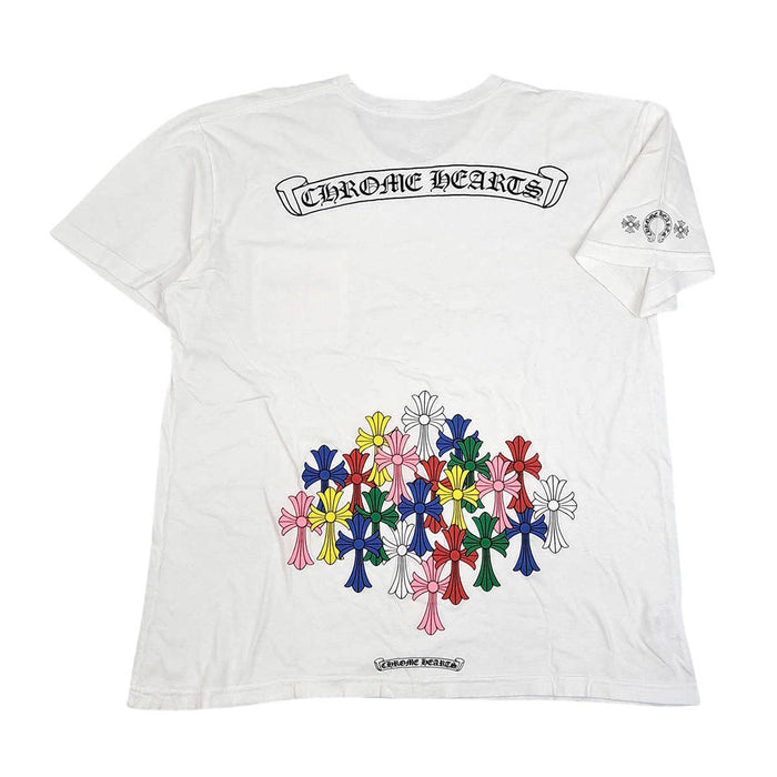 CHROME HEARTS 
MLTCOL CEM CRS Tee ホースシュー CHプラス コットン 
マルチ セメタリークロス プリント Tシャツ