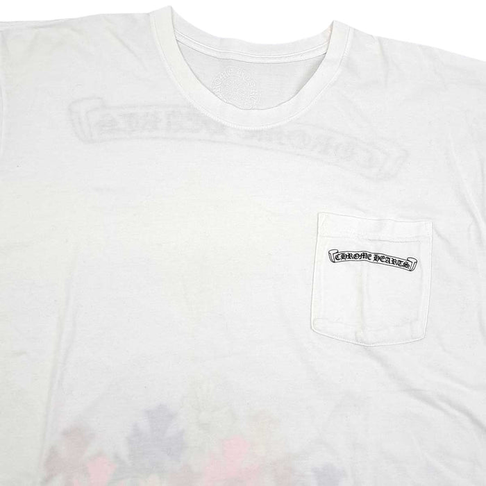 CHROME HEARTS 
MLTCOL CEM CRS Tee ホースシュー CHプラス コットン 
マルチ セメタリークロス プリント Tシャツ
