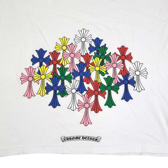 CHROME HEARTS 
MLTCOL CEM CRS Tee ホースシュー CHプラス コットン 
マルチ セメタリークロス プリント Tシャツ