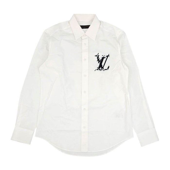 LOUIS VUITTON 
LV ロゴ 
ロゴ ロングスリーブ コットン シャツ