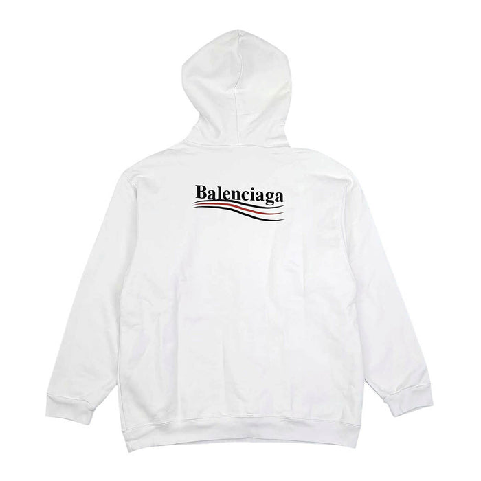 BALENCIAGA 
スウェット フーディ コットン 
キャンペーンロゴ パーカー