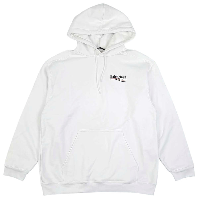 BALENCIAGA 
スウェット フーディ コットン 
キャンペーンロゴ パーカー