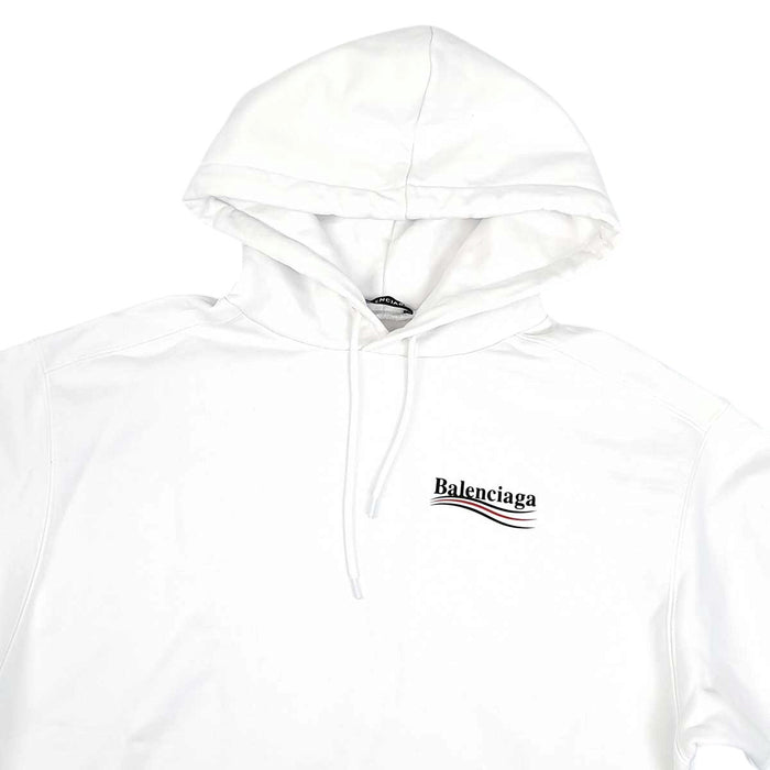 BALENCIAGA 
スウェット フーディ コットン 
キャンペーンロゴ パーカー