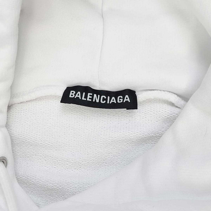 BALENCIAGA 
スウェット フーディ コットン 
キャンペーンロゴ パーカー