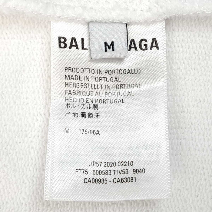 BALENCIAGA 
スウェット フーディ コットン 
キャンペーンロゴ パーカー